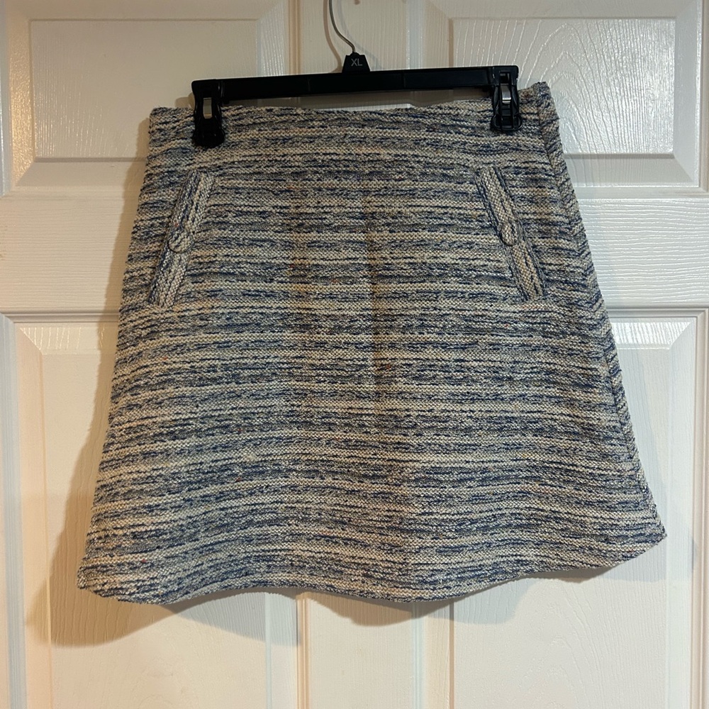 LOFT Women’s Tweed Workwear Boucle Swing Mini Skirt